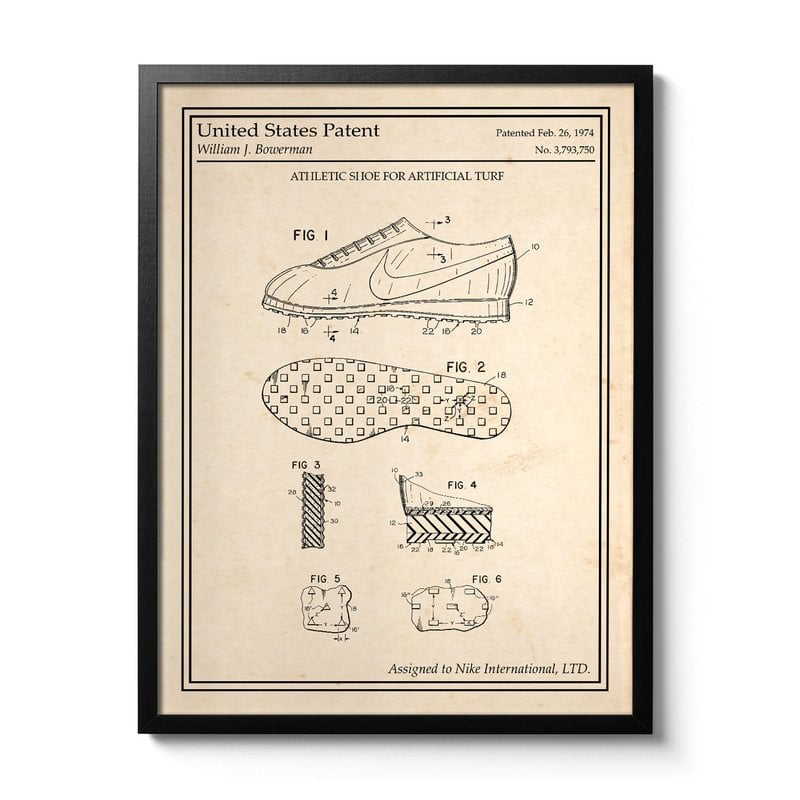 Poster del brevetto Nike Classic