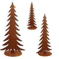 Christmas | Rust decorative Christmas tree | different variants | Christmas decoration fir tree