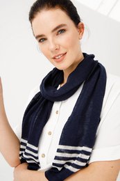 Navy Scalf Navy-Acru