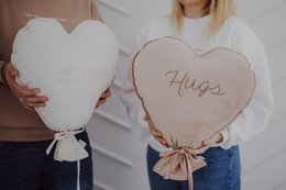Decorative Heart Balloon Pillow Delux