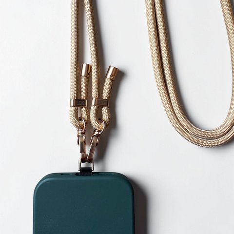 Mobiele telefoonketting - Beige MESSE