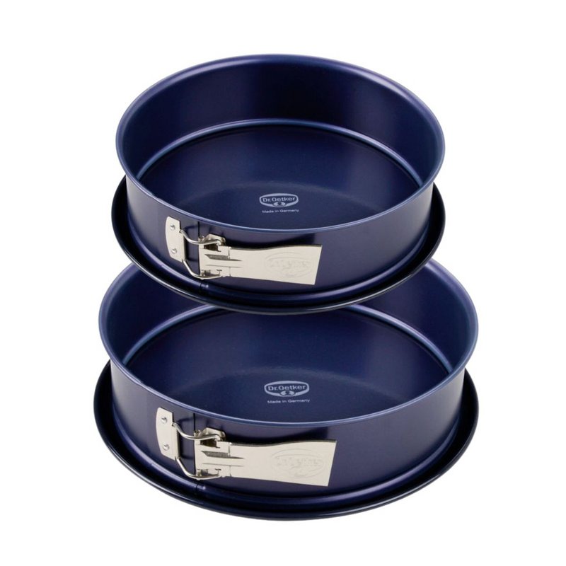 Dr. Oetker Back Liebe Set di padelle a cerniera 26 e 28 cm