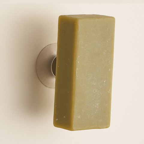 Magnetic Soft-free gap without drilling-hygienic & design-Bathroom wall fixation, kitchen, shower-dry soap-made in France