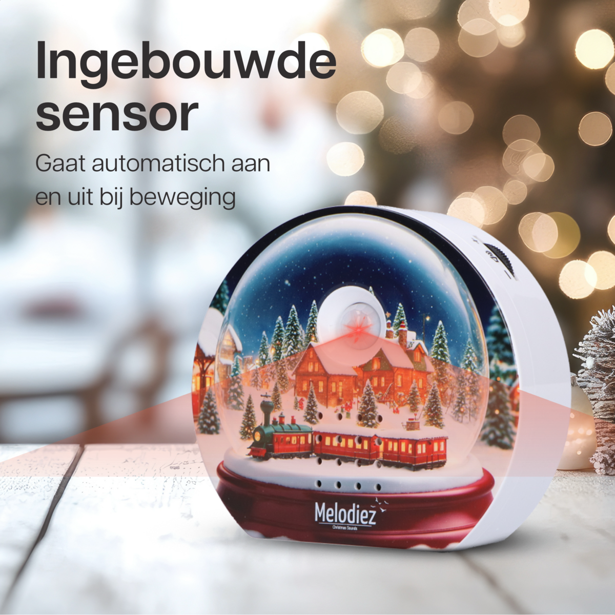 Melodiez Christmas noises with sensor - box incl. Batteries and 4 Christmas numbers and a greeting Santa