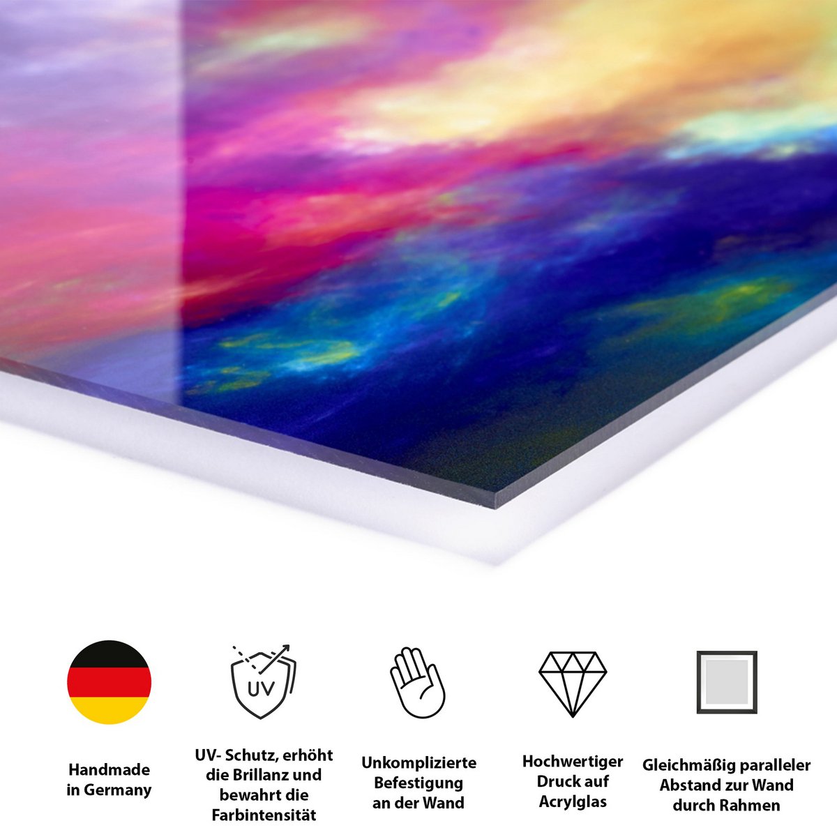 Quadro su vetro acrilico - Shopping di mezzanotte