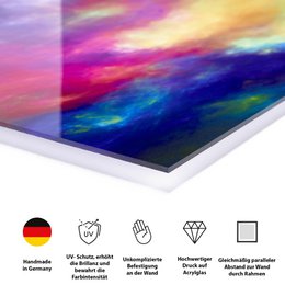 Quadro su vetro acrilico - Shopping di mezzanotte