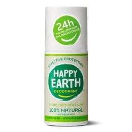 100% natural unscented deodorant roller with 24-hour protection.
