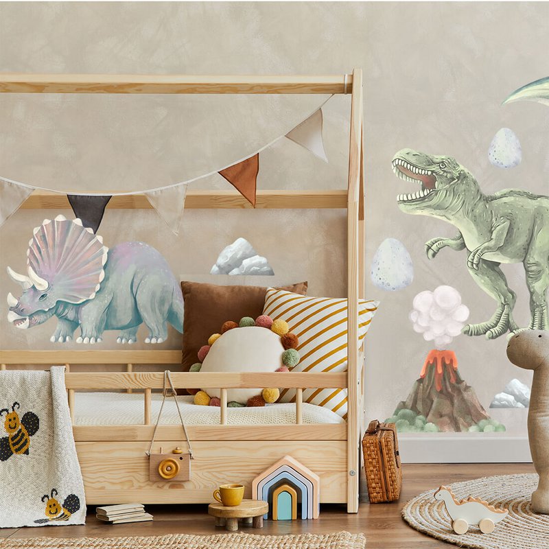 Vægklistermærke | Dinosaurer I