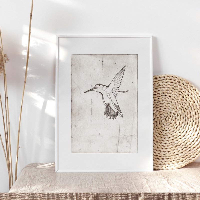 Kunsttryk "Hummingbird" | forskellige størrelser