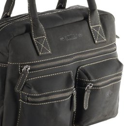 Ladies Bag Buffalo Leather In 3 Colors With A Shoulder Strap And Handles – Medium Size