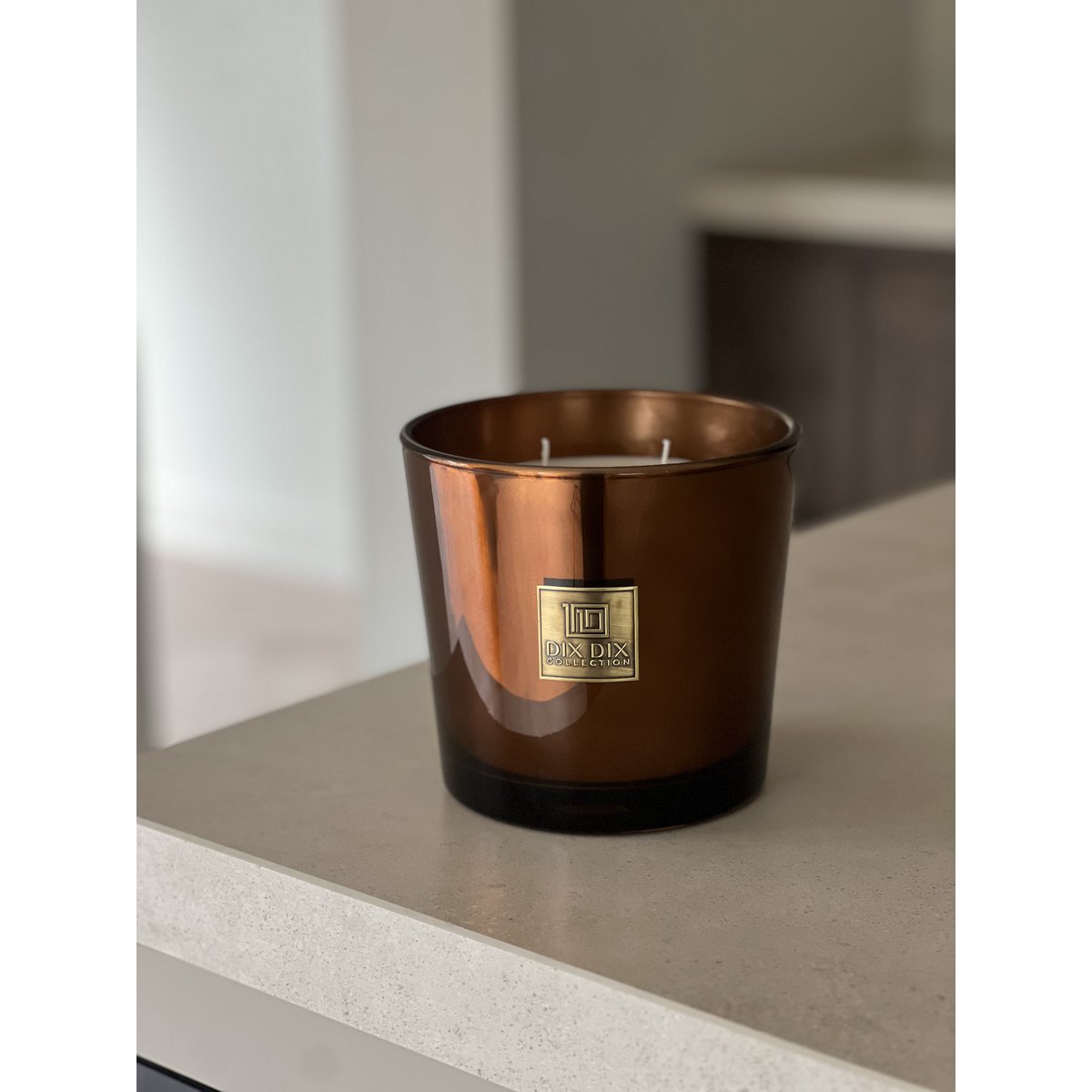 Fort de bougies parfumées au luxe et durable - Copper - XL