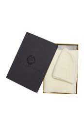 ARTEMIS BEANIE & SCARF WOOL SET ECRU-ECRU
