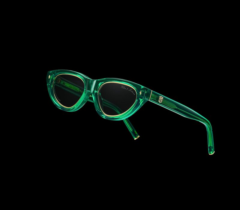 Walton & Mortimer n. 21 occhiali da sole "The Widowmaker" Poison Green Limited Edition