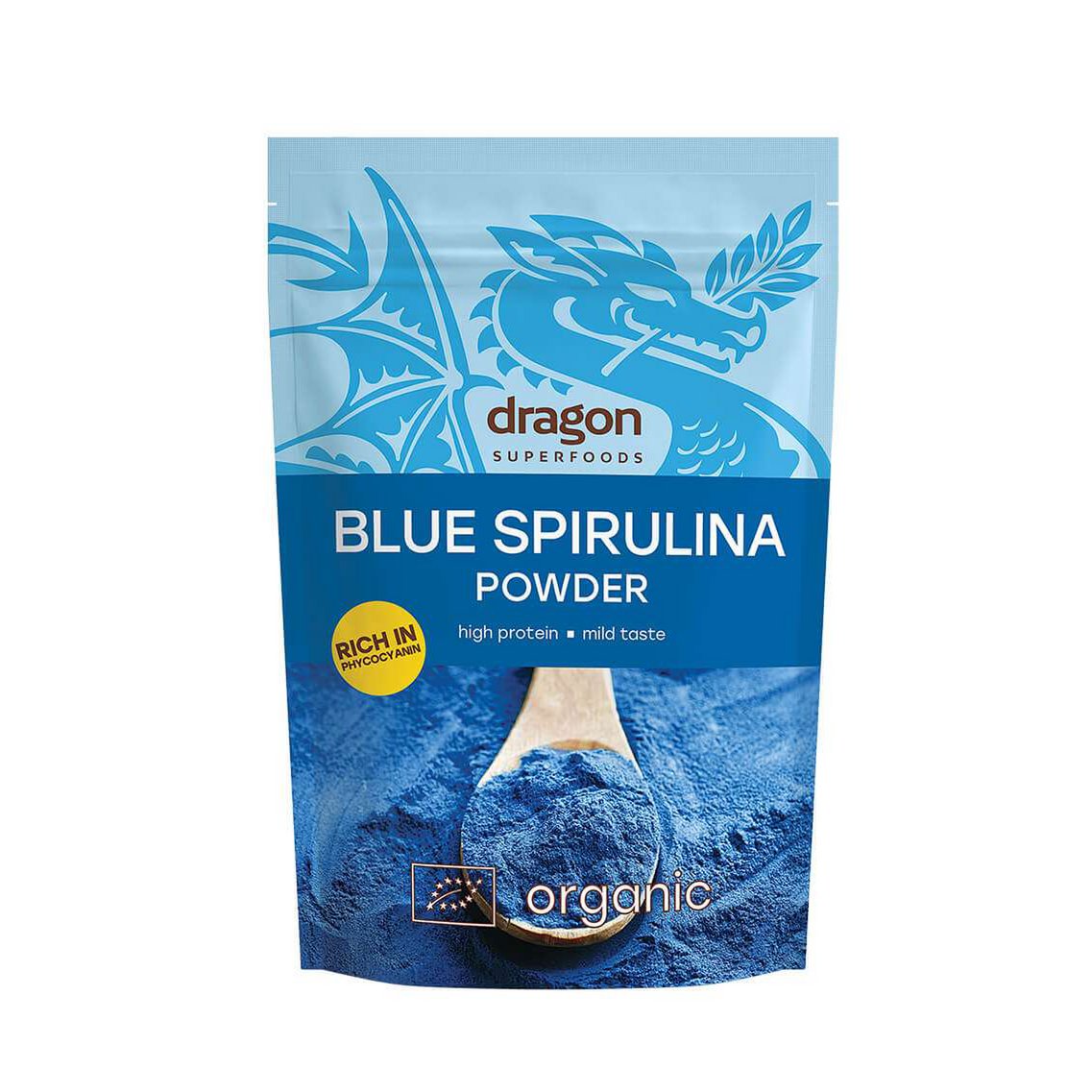 Blue Spirulina Powder, organic, Dragon Superfoods, 75g