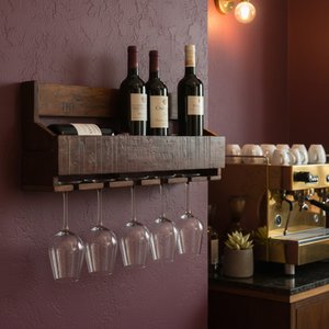 Factory hanging wine rack