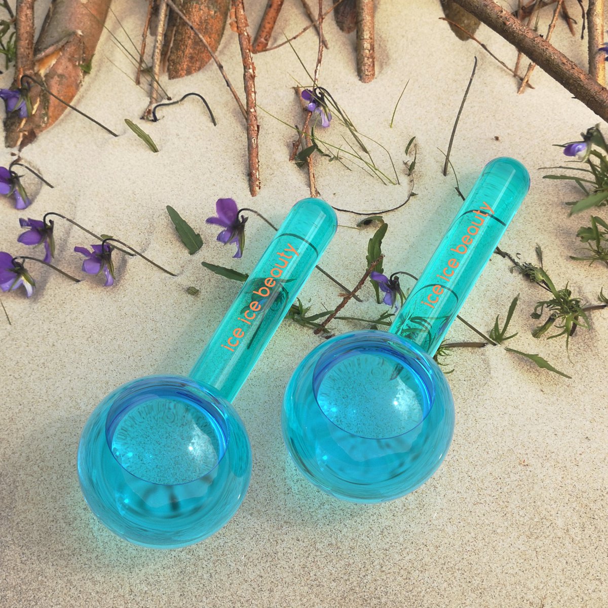 FACIAL ICE GLOBES - Ocean Blue