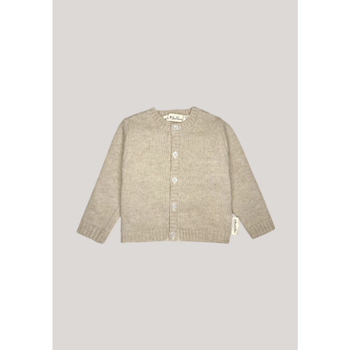 Gebreid vest - Karamel