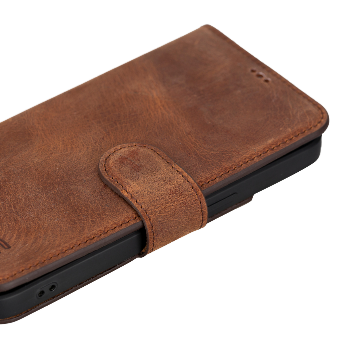 iPhone 14 Pro Telefoonhoesje Antiek Bruin