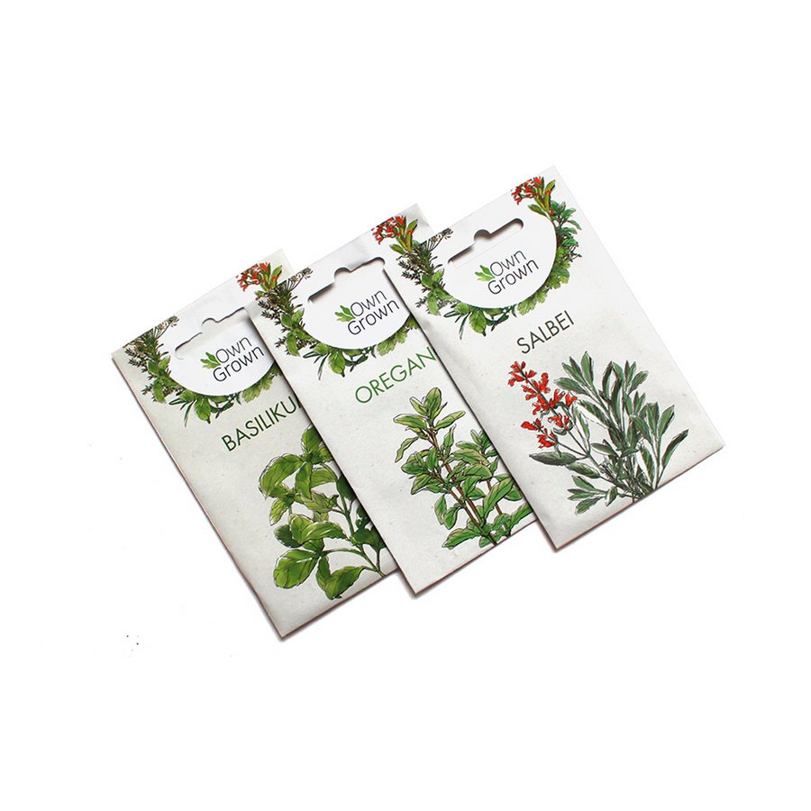 Kit Urban Jungle - Sumi Black con semillas de Hierbas