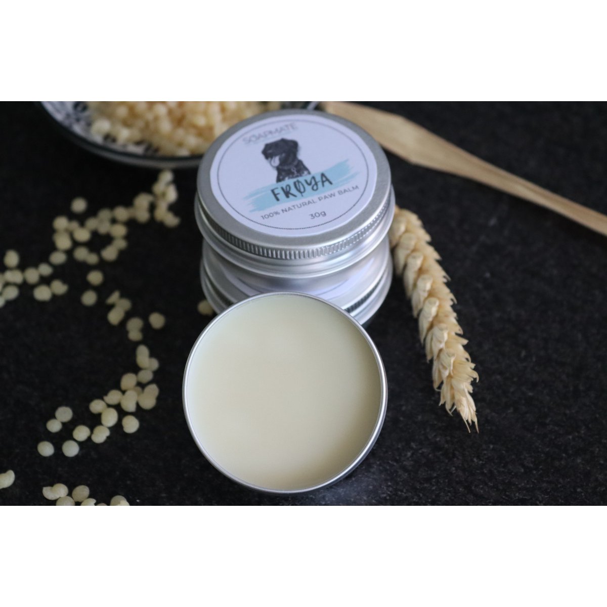 Natural Dog Paw & Nose Balm (Unscented)
