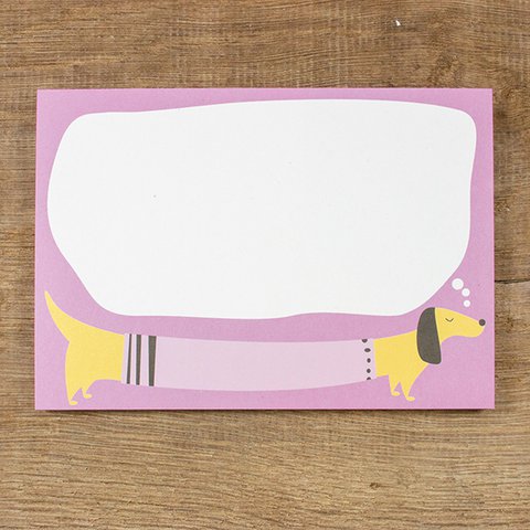 Notepad Dreaming Dachshund