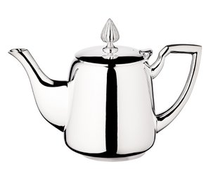 EDZARD Cimba theepot, verzilverd, lengte 23 cm, breedte 11 cm, hoogte 16 cm, inhoud 0,85 liter