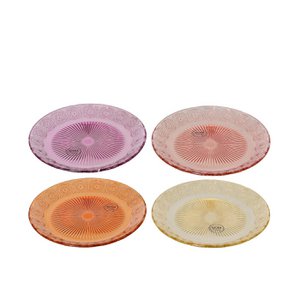 Frühstücksteller aus Glas Ø18xH1,5cm