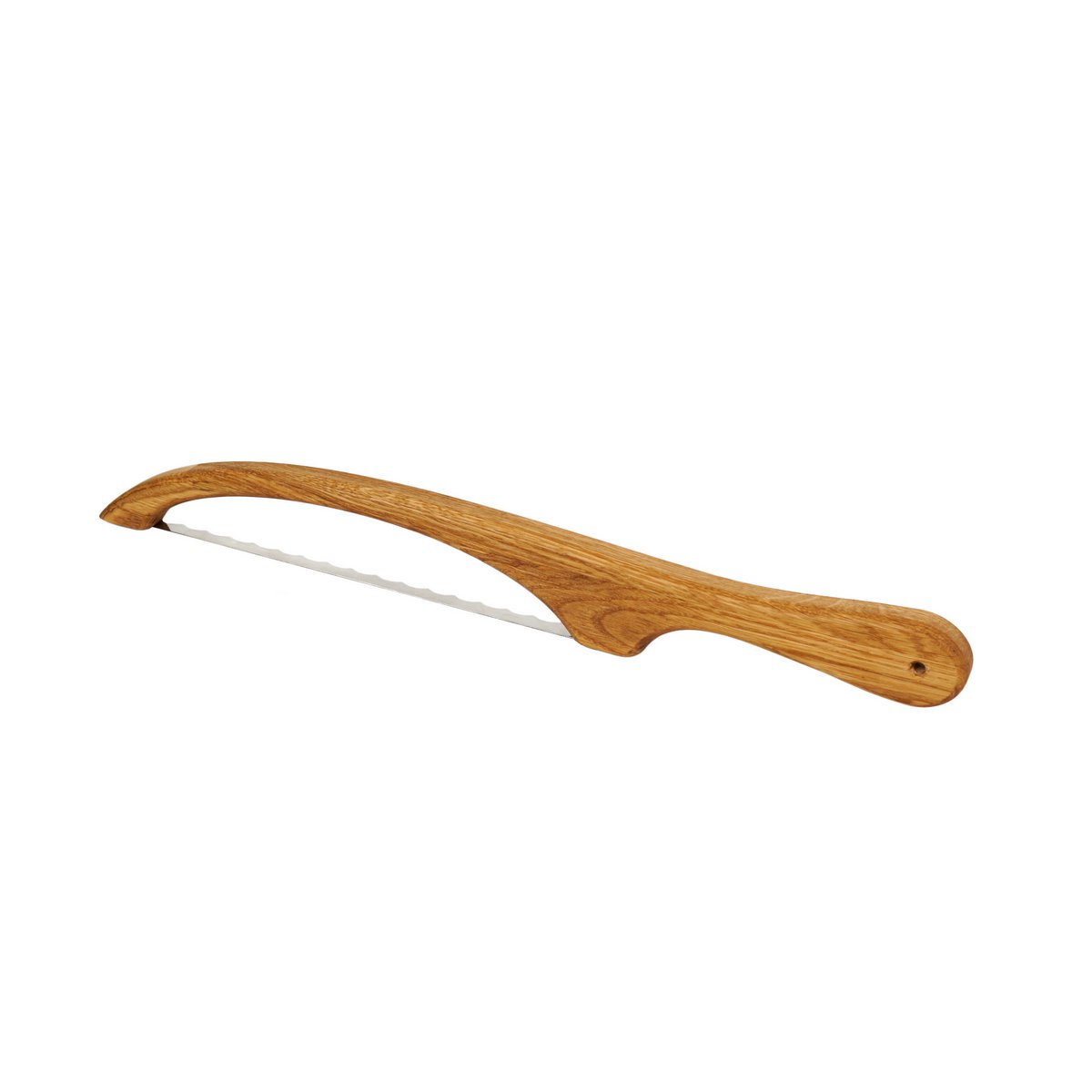 Couteau à pain en chêne pour un usage quotidien en cuisine, couteau dentelé en bois pour pain au levain, cadeau de pâtisserie, cadeaux de cuisine pour les cuisiniers