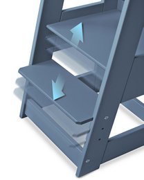 tiSsi® Lernturm FELIX Buche TAUBENBLAU
