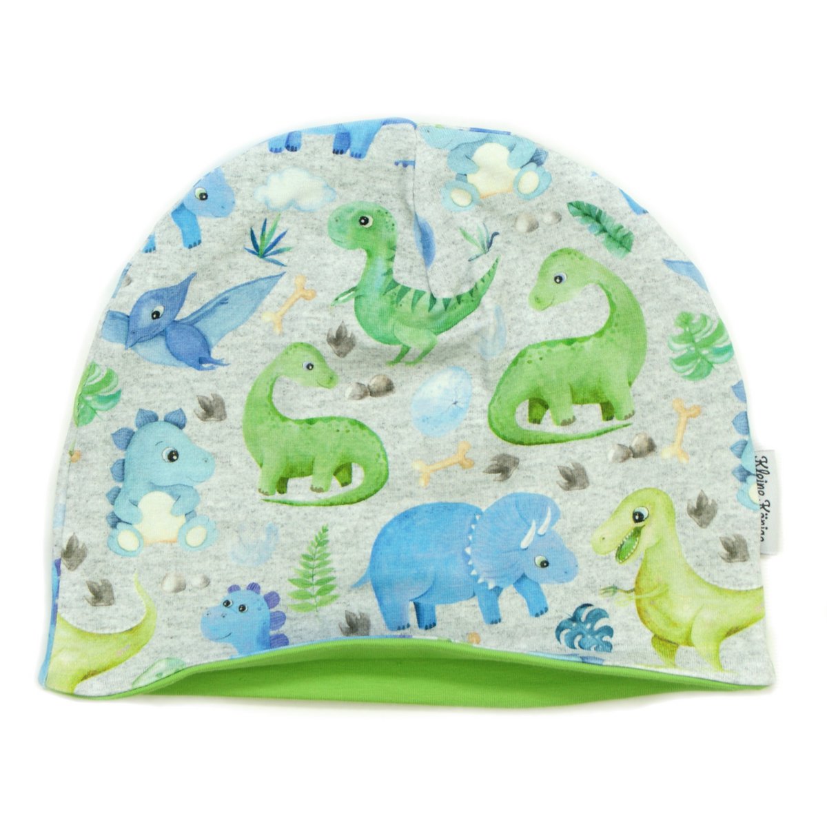 Little kings muts kinderen jongens muts model Little Dino, lemon