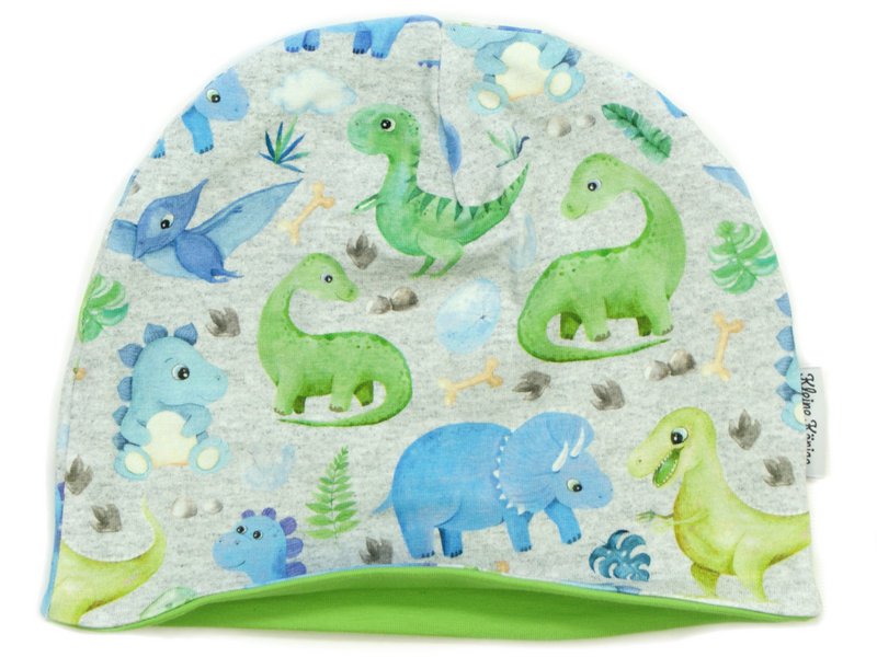 Little kings hat children boys beanie model Little Dino, lemon