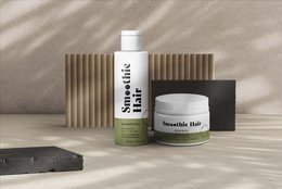 Strengthening shampoo and hair mask with honey and caviar extract for nourishing and repairing hair.