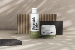 Strengthening shampoo and hair mask with honey and caviar extract for nourishing and repairing hair.