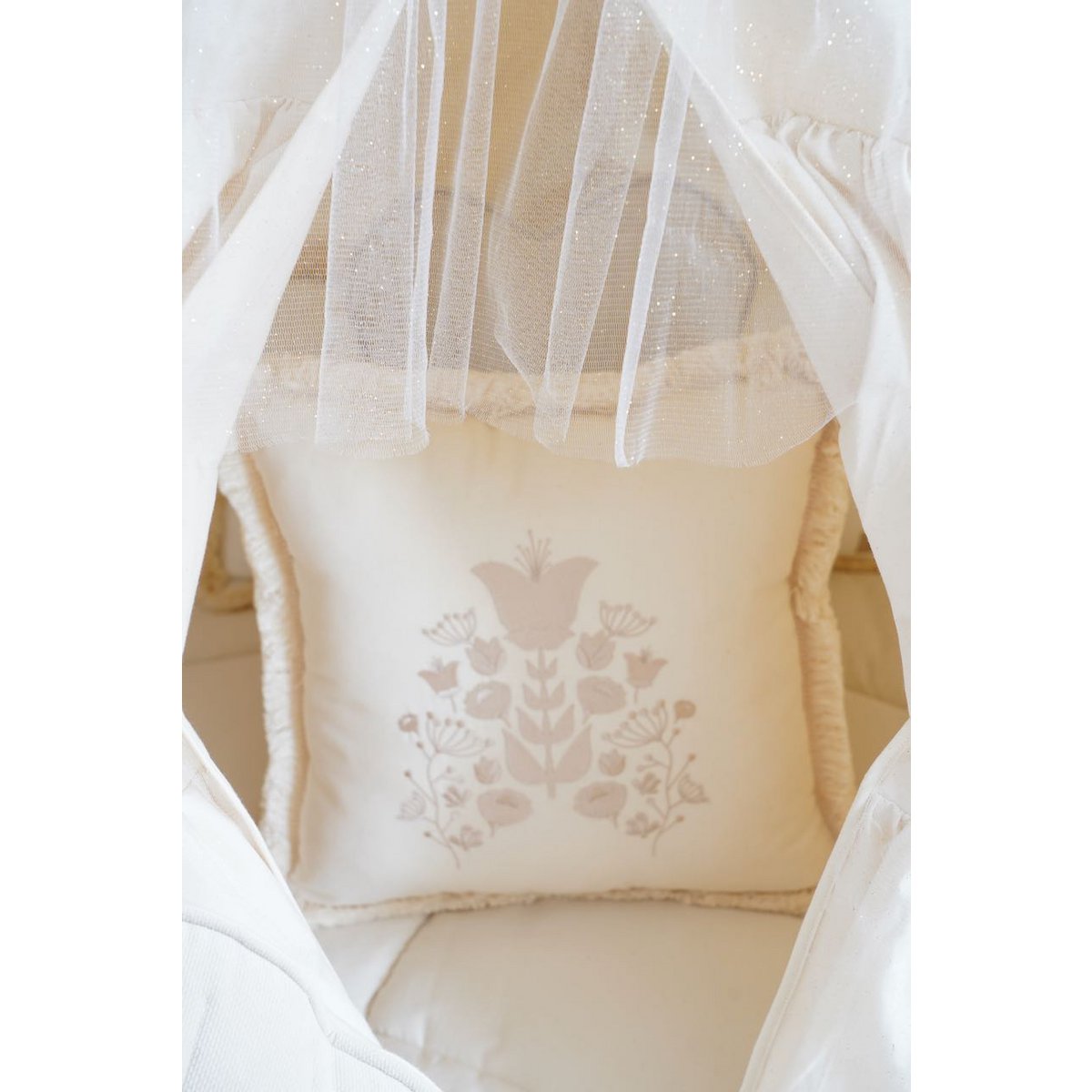 Teepee “Boho” con volant e set tappetino