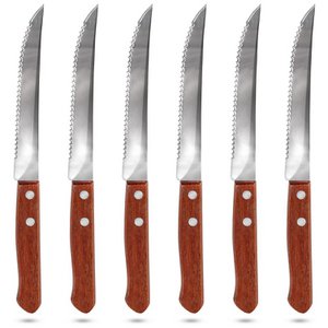Steak Knives Steel 20.5 cm 6 pcs