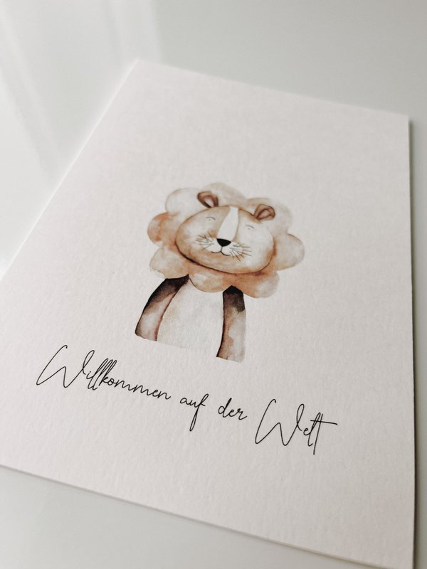 Welcome to the world postcard