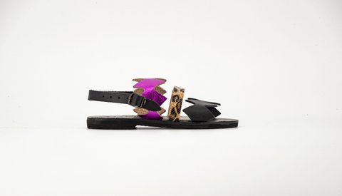 Griechische Kindersandale aus Leder für den Sommer: Kalia Mini