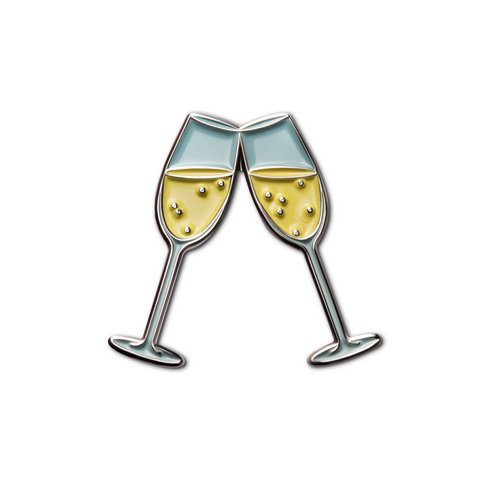 Emaille Pin "Chin Chin"