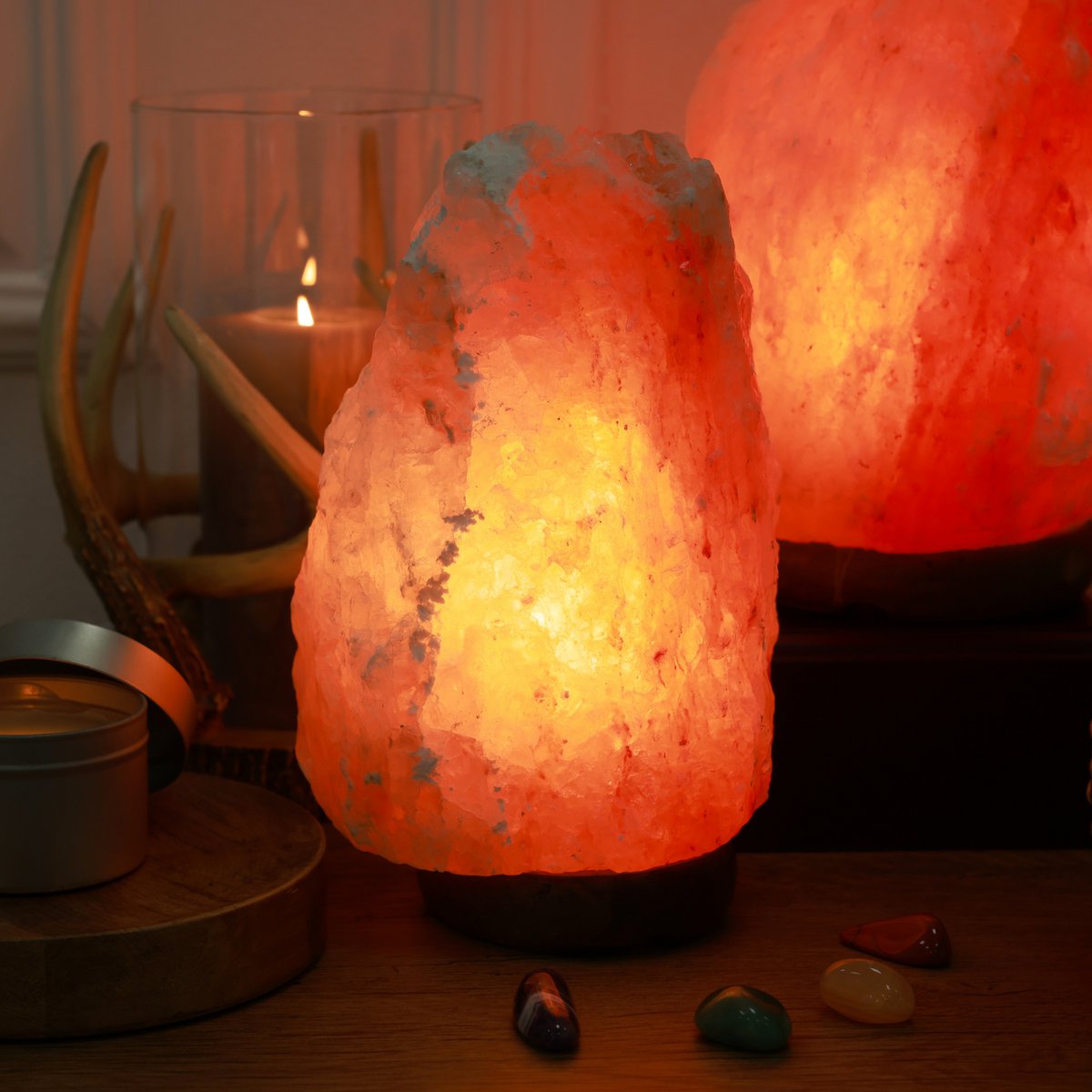 Himalayan Salt Crystal Lamp - 4 to 6 kg - Hand Carved - Gift Idea - Decorative Object