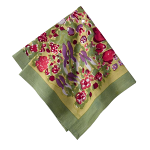 Rode groene tuinhanddoek