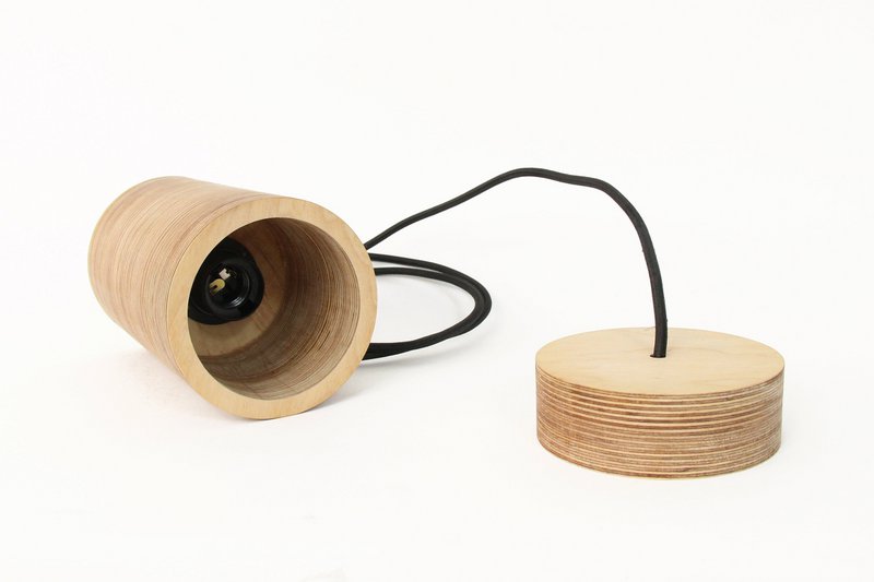 Lampada in legno, lampada a sospensione in legno