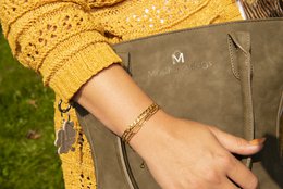 Hand/shoulder bag dark green