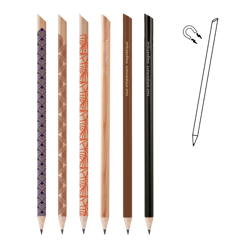 Display full of 120 magnetic pencils - natural & graphic + free display