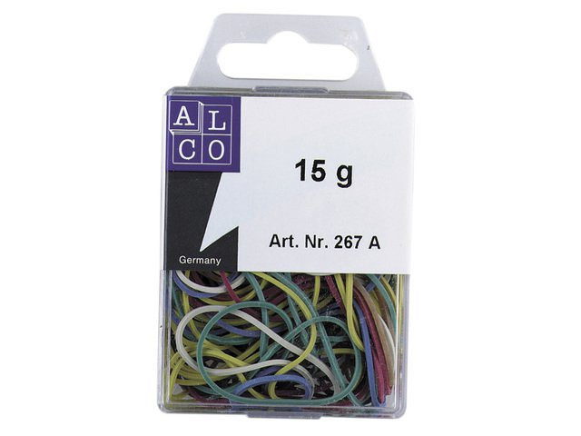 Elastieken Alco 20-50mm ass. doos 15 gram