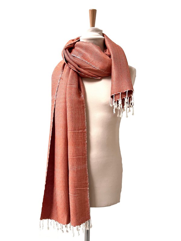 Le Grand Krama Thick Warm Ocher Beige - Men