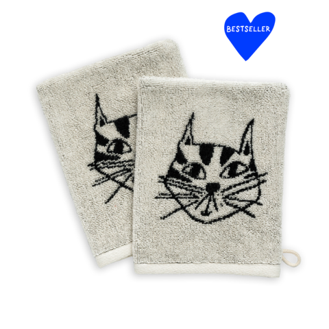 washcloth set cat