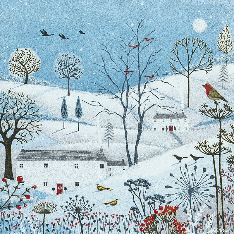 Lunch napkin winter is here
