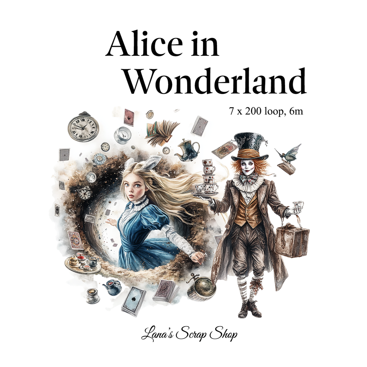 Alice i Eventyrland - PET Tape