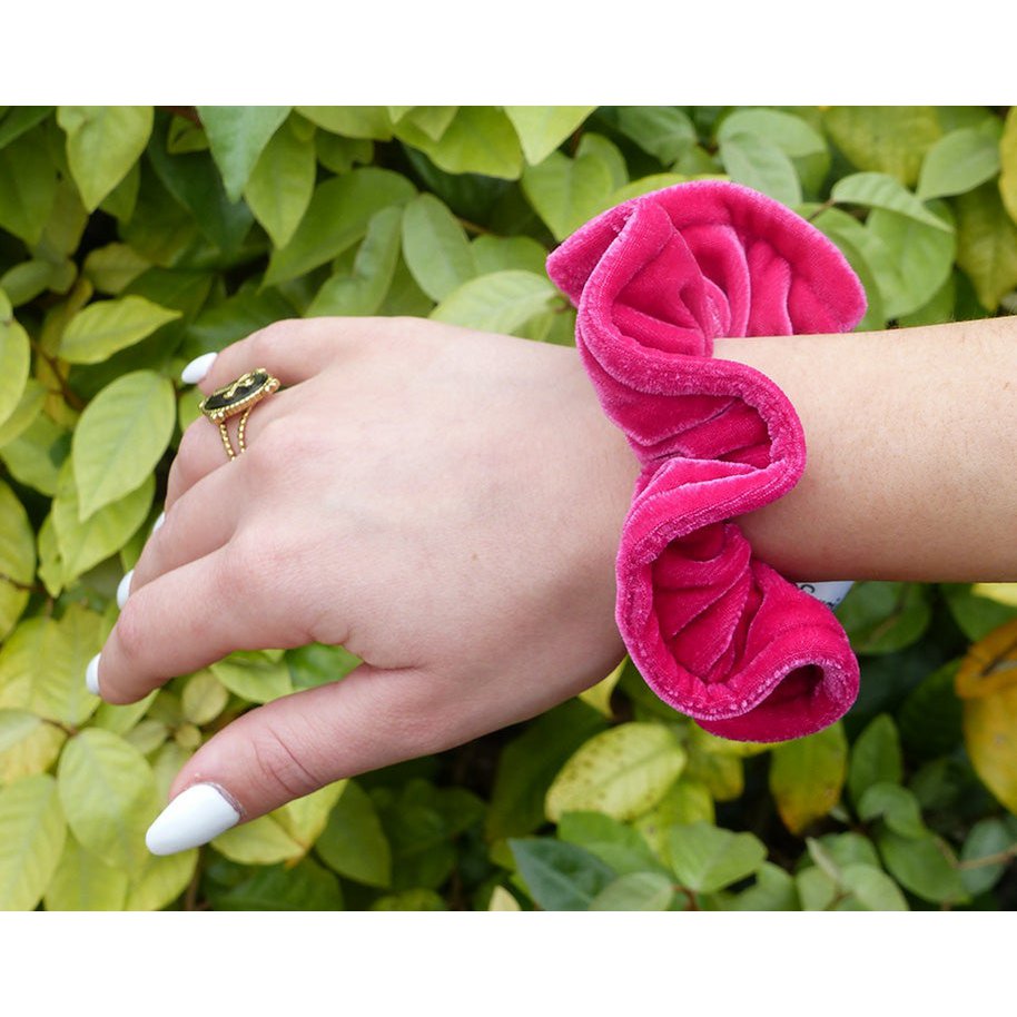 Malinowa Scrunchie