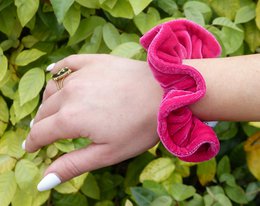 Raspberry Scrunchie